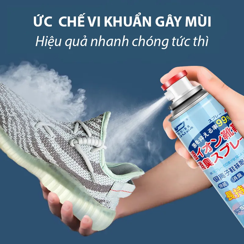 Giữ Chân Khô Mát và Thơm Phức với Thuốc Xịt Chống Hôi Giày