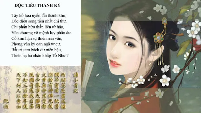 Phân tích bài thơ Đọc Tiểu Thanh kí của Nguyễn Du chi tiết