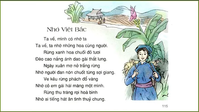 Phân tích bài thơ Việt Bắc của Tố Hữu để thấy được tình quân dân nồng thắm