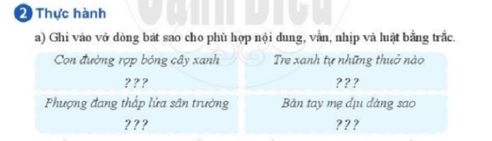 Soạn Tập làm thơ lục bát trang 43 – Lớp 6 tập 1 Cánh Diều chi tiết nhất