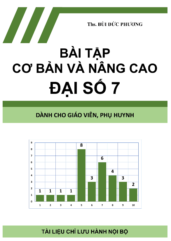 Bài tập cơ bản và nâng cao Đại số 7 – Bùi Đức Phương