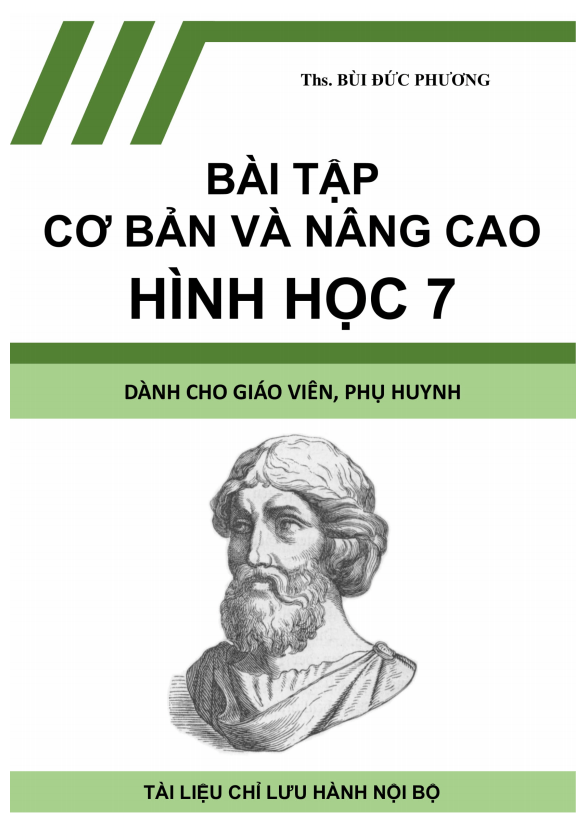 Bài tập cơ bản và nâng cao Hình học 7 – Bùi Đức Phương