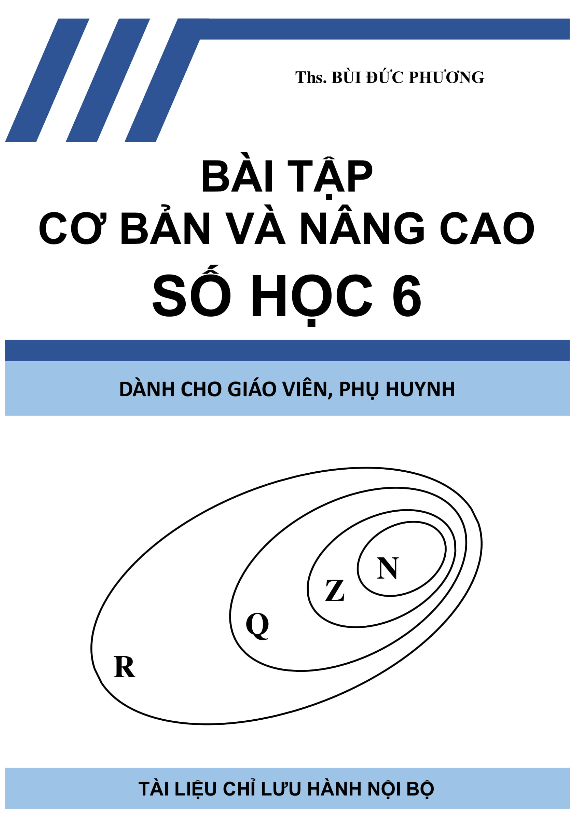 Bài tập cơ bản và nâng cao Số học 6 – Bùi Đức Phương