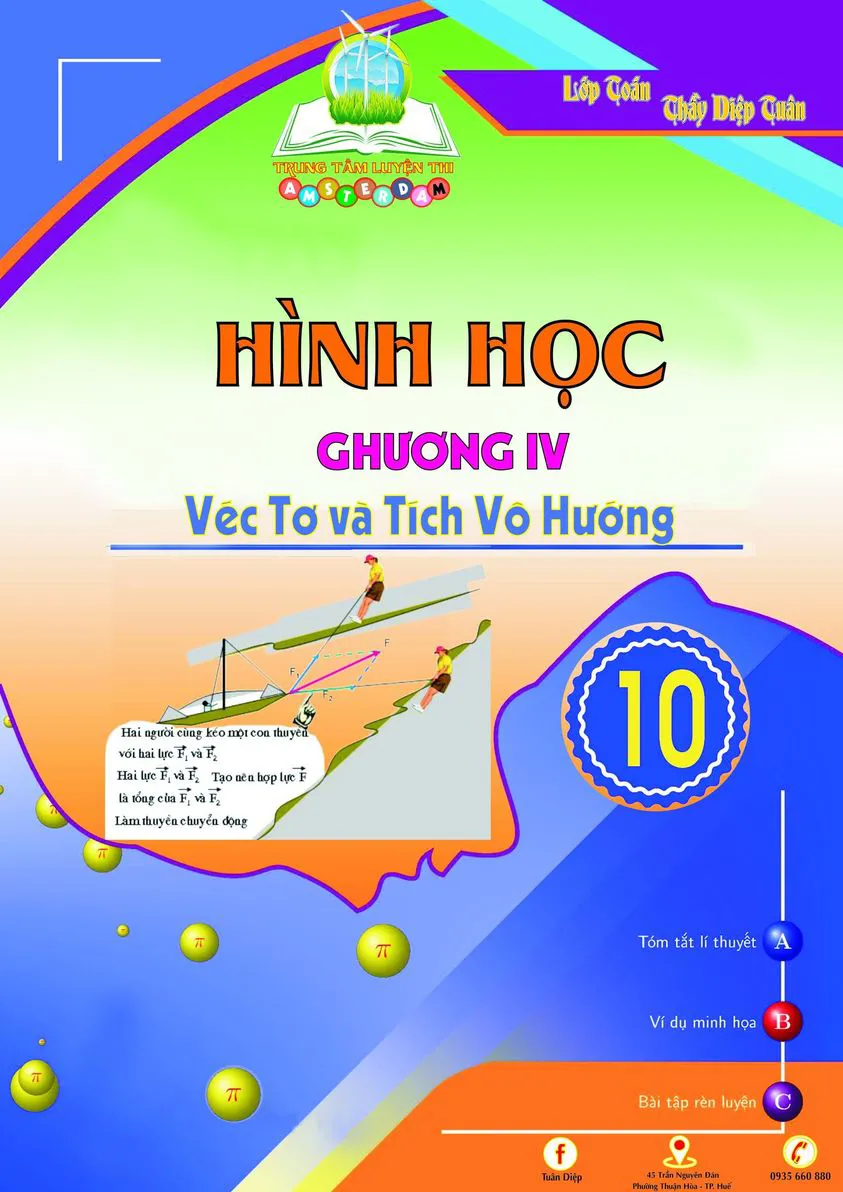 Chuyên đề vectơ và các phép toán Toán 10 Kết Nối Tri Thức Với Cuộc Sống – Diệp Tuân