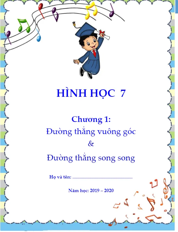 Kiến thức và bài tập đường thẳng vuông góc và đường thẳng song song