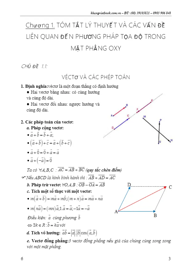 Phát triển tư duy giải toán hình học tọa độ phẳng Oxy – Hứa Lâm Phong