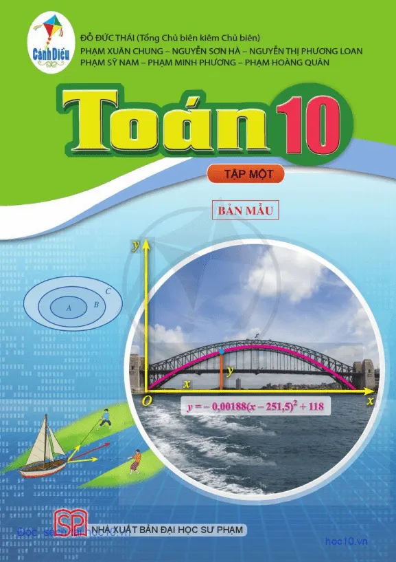 Sách giáo khoa Toán 10 (tập 1) (Cánh Diều)