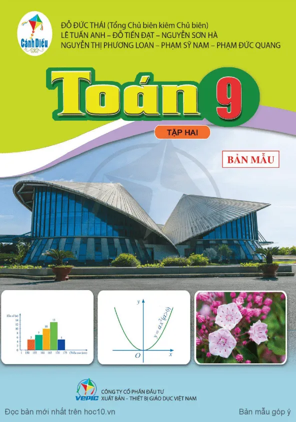 Sách giáo khoa Toán 9 (tập 2) (Cánh Diều)