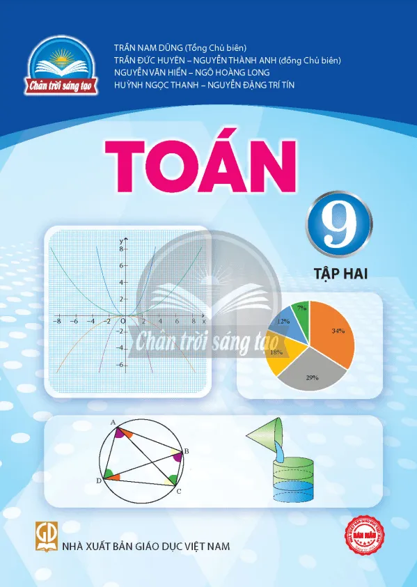 Sách giáo khoa Toán 9 (tập 2) (Chân Trời Sáng Tạo)