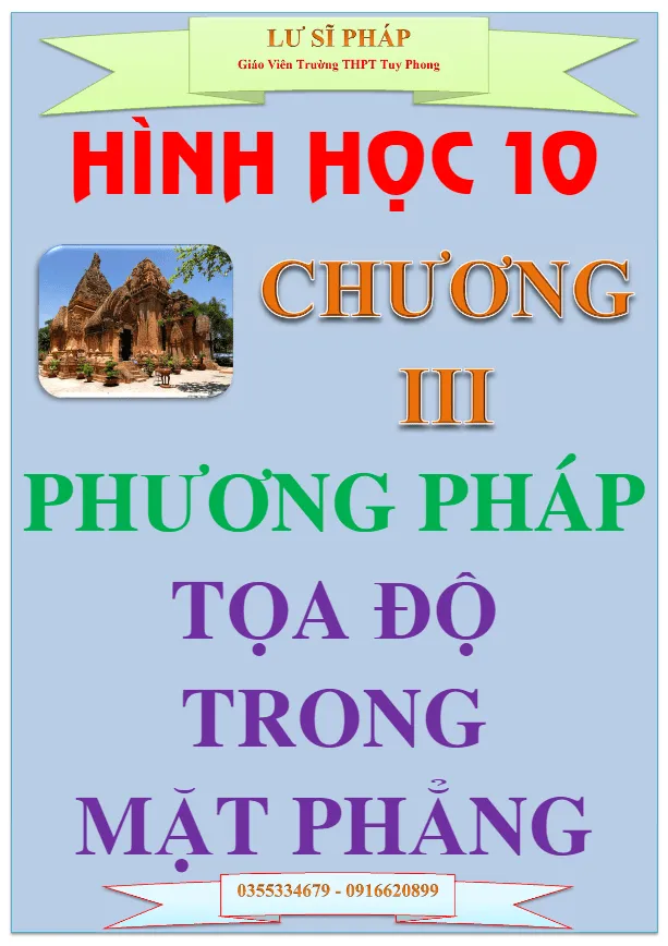 Tài liệu phương pháp tọa độ trong mặt phẳng – Lư Sĩ Pháp