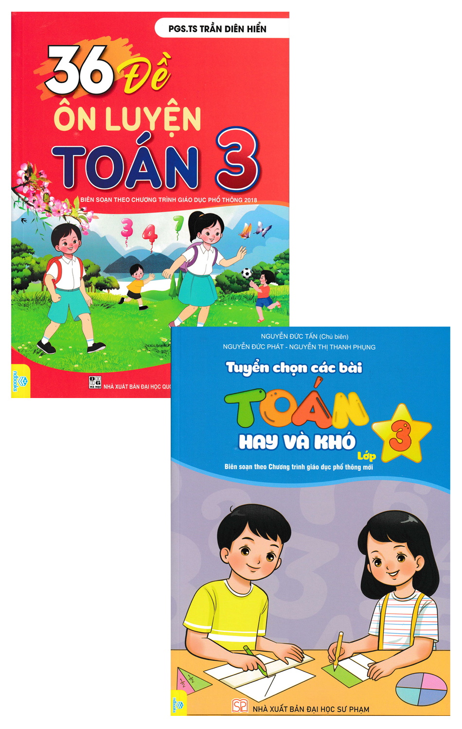 Combo 2 Cuốn: Tuyển Chọn Các Bài Toán Hay Và Khó Lớp 3 + 36 Đề Ôn Luyện Toán 3 (Biên Soạn Theo Chương Trình GDPT Mới - ND)