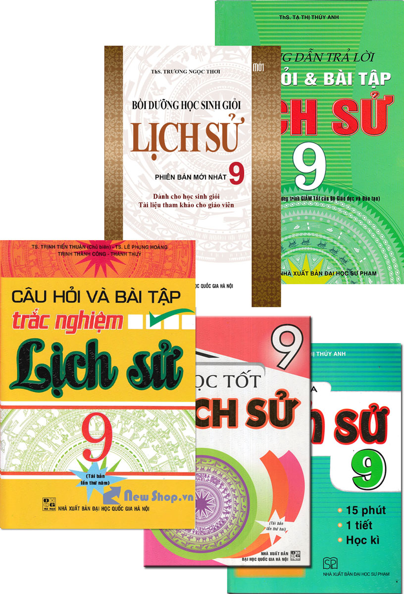 Combo Bộ Sách Chuẩn Bị Kiến Thức Luyện Thi Vào Lớp 10 Môn Lịch Sử