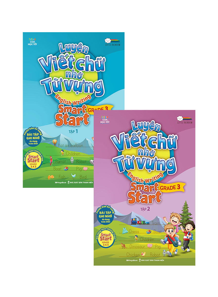 Combo Luyện Viết Chữ Nhớ Từ Vựng – English Writing Smart Start Lớp 3 (Bộ 2 Cuốn)