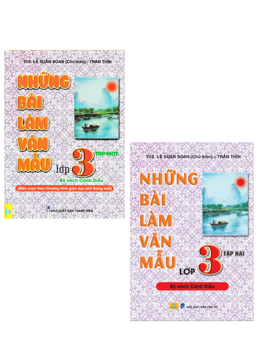 Combo ND - Những Bài Làm Văn Mẫu Lớp 3 - Tập 1+2 (Bộ Sách Cánh Diều)