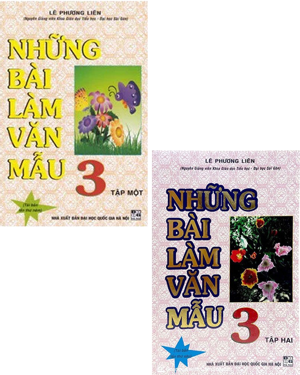 Combo Những Bài Làm Văn Mẫu 3 - Tập 1 + 2 (Bộ 2 Cuốn)