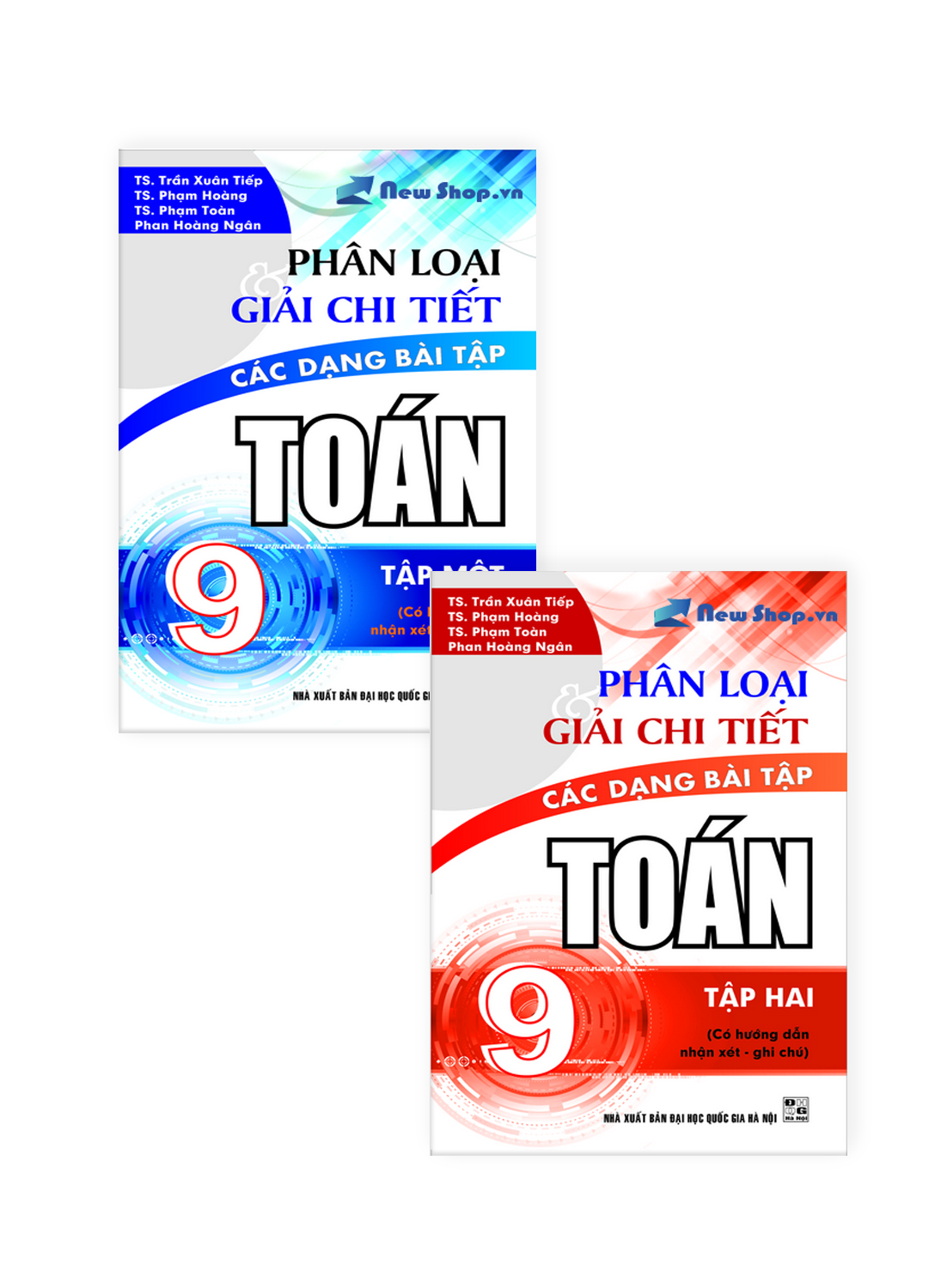 Combo Phân Loại Và Giải Chi Tiết Các Dạng Bài Tập Toán 9 (Tập 1+Tập 2)