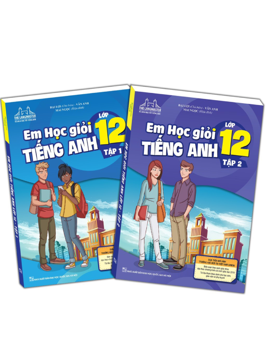 Combo The Langmaster - Em Học Giỏi Tiếng Anh Lớp 12 (Bộ 2 Cuốn)