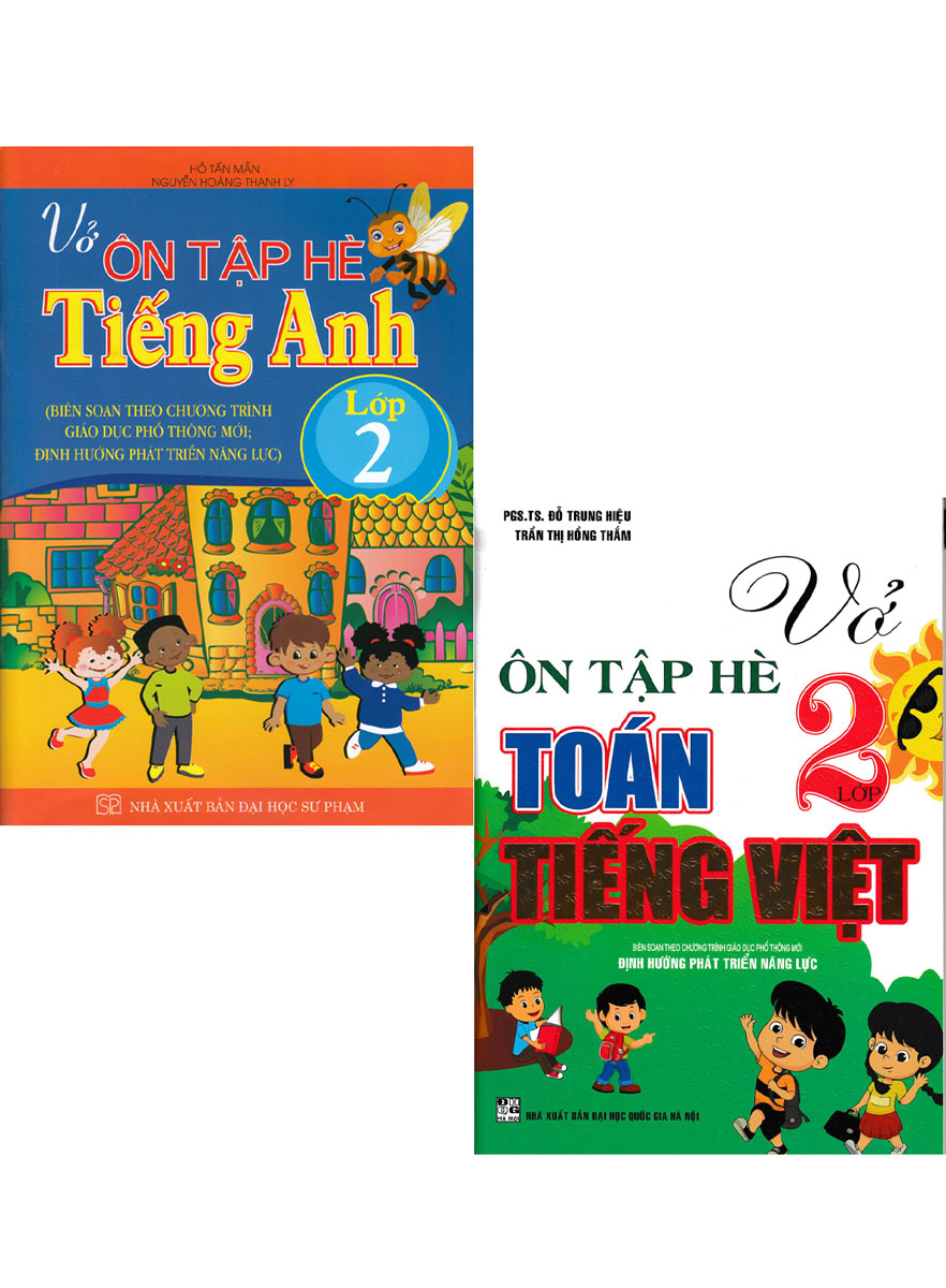 Combo Vở Ôn Tập Hè Lớp 2 - Theo Chương Trình Giáo Dục Phổ Thông Mới (Bộ 2 Cuốn)