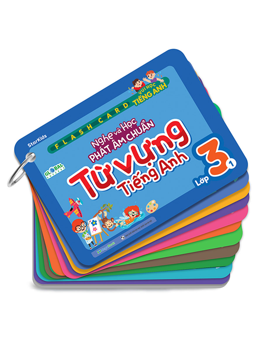 Flashcard Vui Học Tiếng Anh: Nghe Và Học Phát Âm Chuẩn - Từ Vựng Tiếng Anh Lớp 3