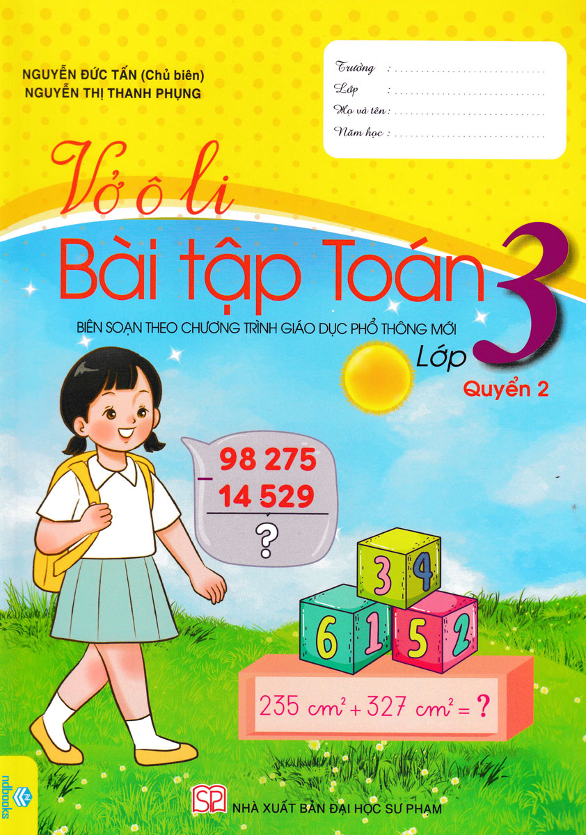 ND - Vở Ô Li Bài Tập Toán 3 - Quyển 2 (Biên Soạn Theo Chương Trình GDPT Mới)