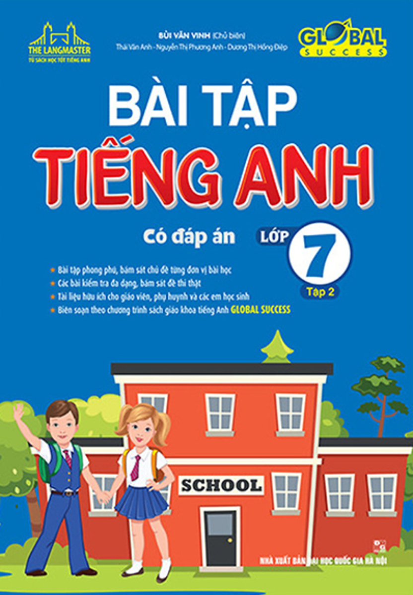 The Langmaster - Bài Tập Tiếng Anh Lớp 7 - Tập 2 (Có Đáp Án) - Global Success